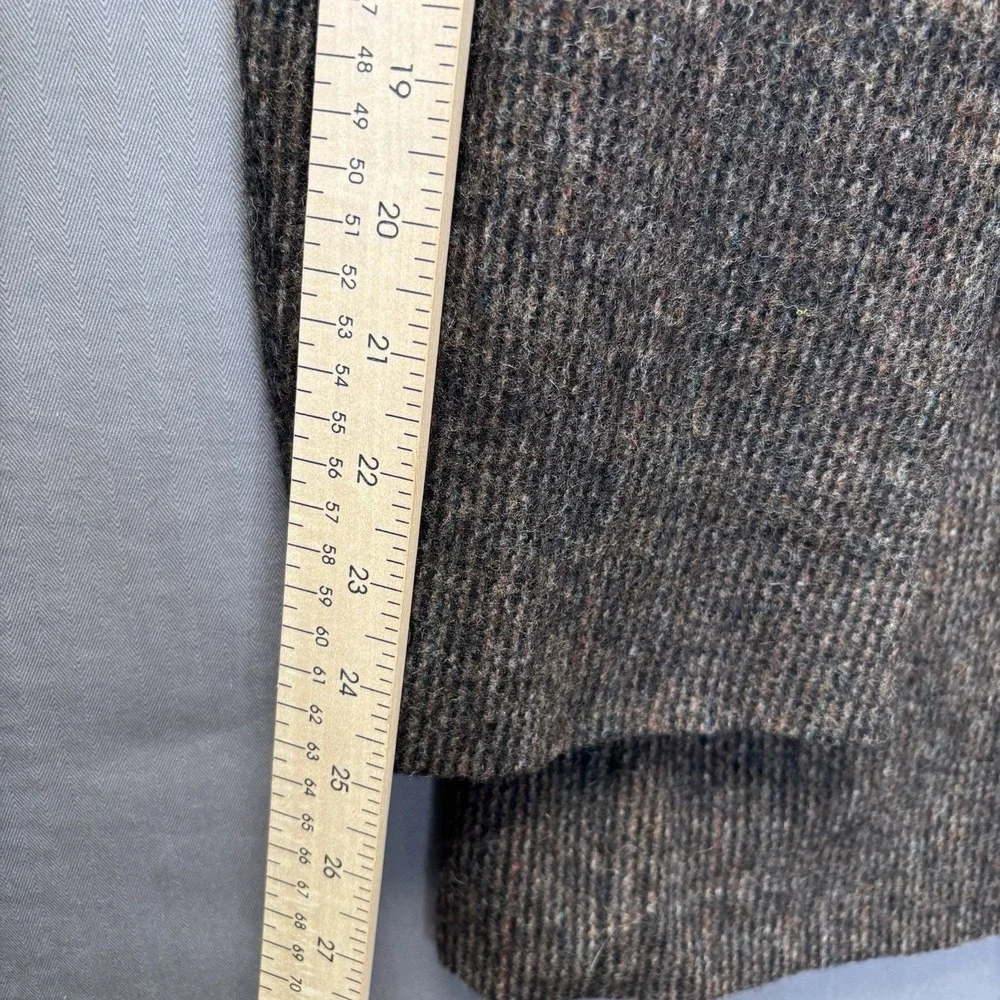 Vintage Brassard Mens 42R Tweed Blazer Brown Wool Sport Coat Dark Academia USA